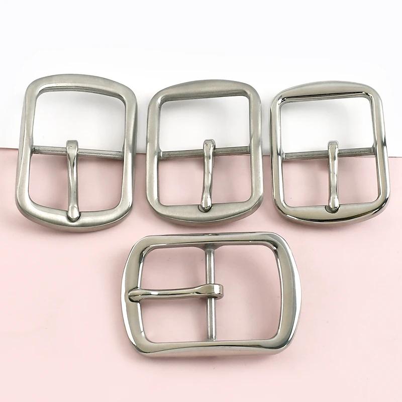 Meetee 1 Pezzo Fibbia per Cintura in Acciaio Inossidabile da 40mm Uomo Donna Cintura in Pelle Fibbie ad Ardiglione Jeans Vita Accessori di Ricambio per Abbigliamento