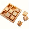 Classic Wooden Game Set - Perfect for Family Game Nights and Home Decorations | Suitable for Coffee Tables, Living Rooms and Study Desks