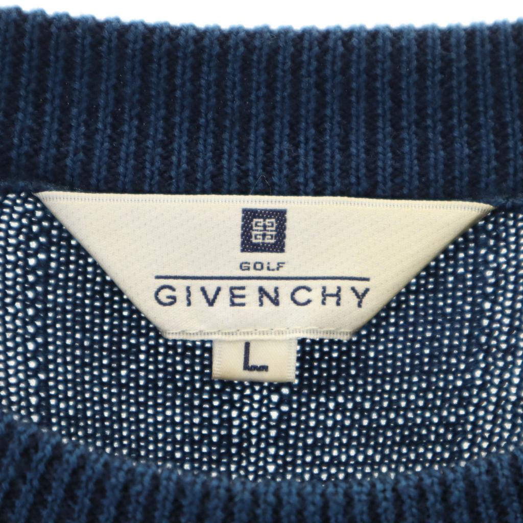 GIVENCHY 90s Made in Japan Old Overall handle golf Long sleeve sweater Men's Used