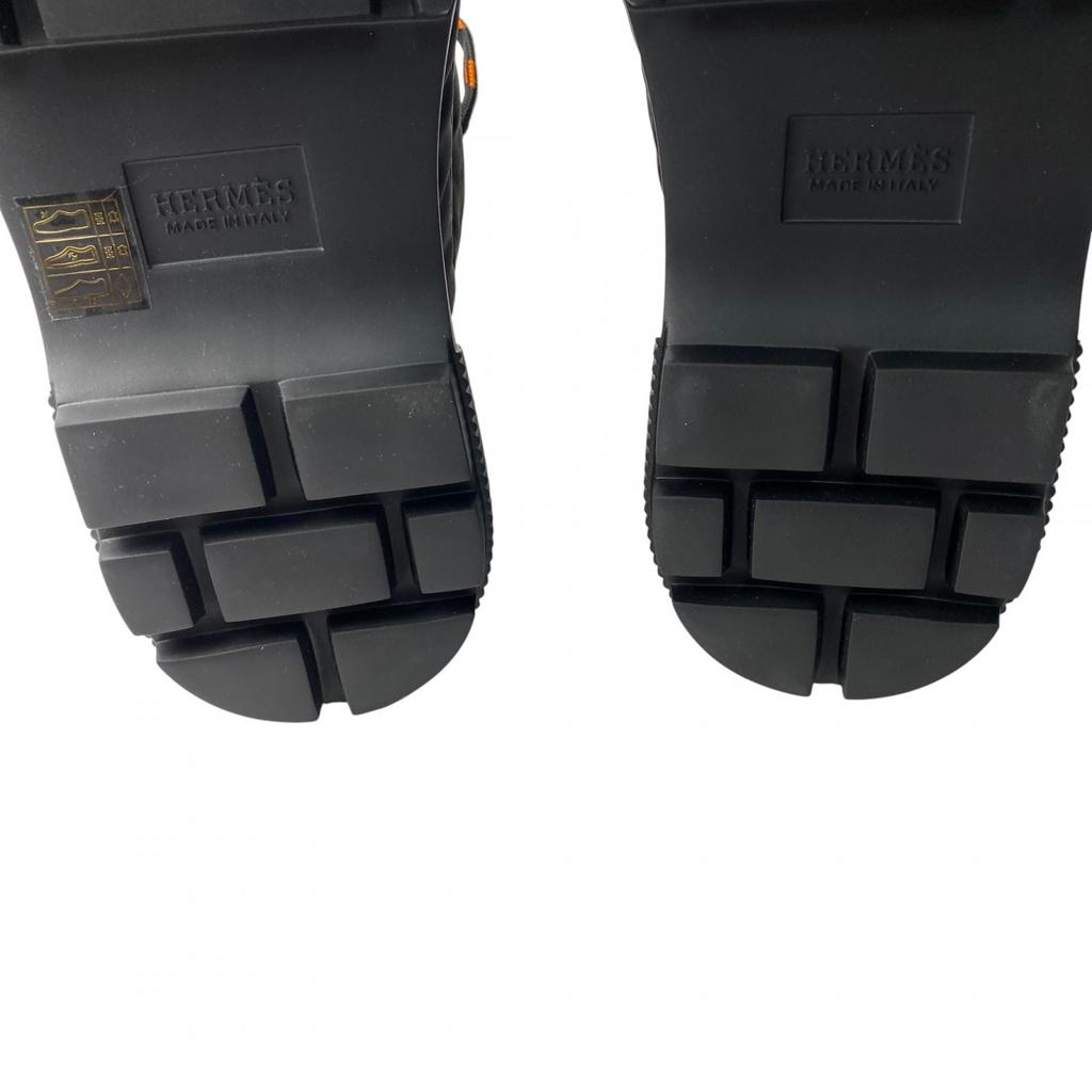 Used HERMESboots black mens
