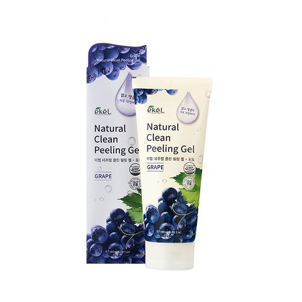 

EKEL Пилинг-скатка с экстрактом винограда Natural Clean peeling gel Grape, 180мл