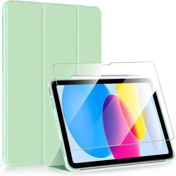 Case + Tempered Glass - for iPad A16 - 11 Inch - Shockproof - Foldable Stand - Green