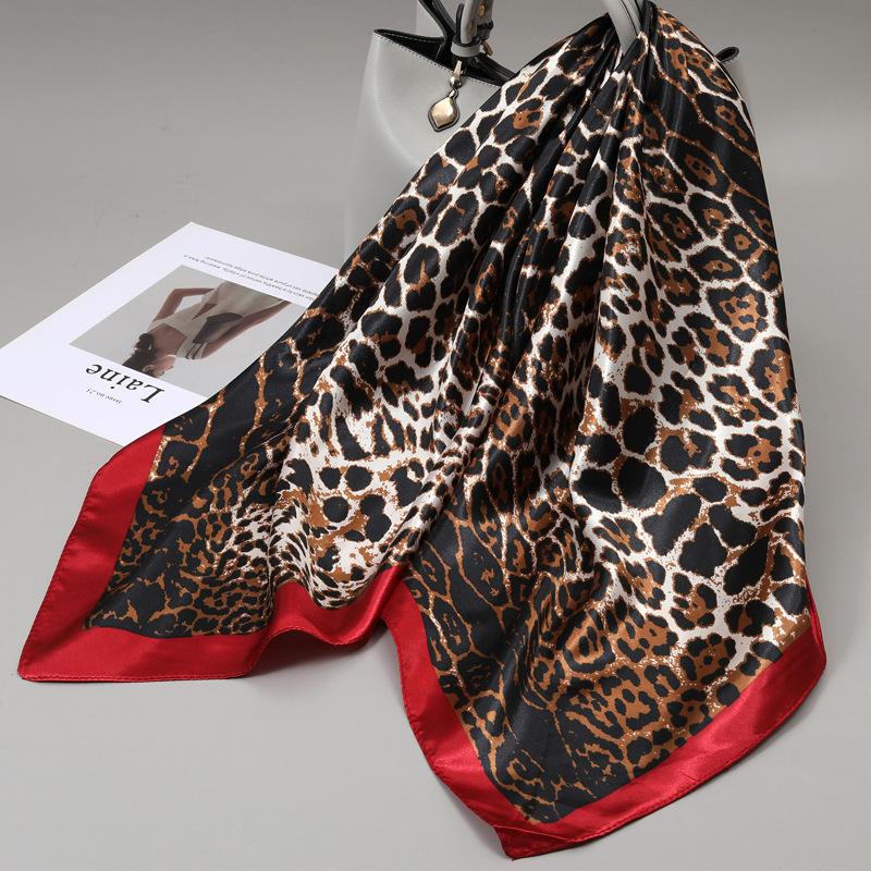 90 Square Scarves, Silk Scarves, Women's New Spring and Summer High-end Sense Versatile, Thin Scarves, Shawls Outside