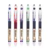 6/7pcs/set 0.5mm Roller Pen Black/Red/blue Color ink Straight Liquid Rollerball Gel Pen for School Office Stationery Kawaii