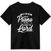 Christian Piano Player Design, Serve The Lord Pianist Gift Tees, Fashion Casual T-Shirt