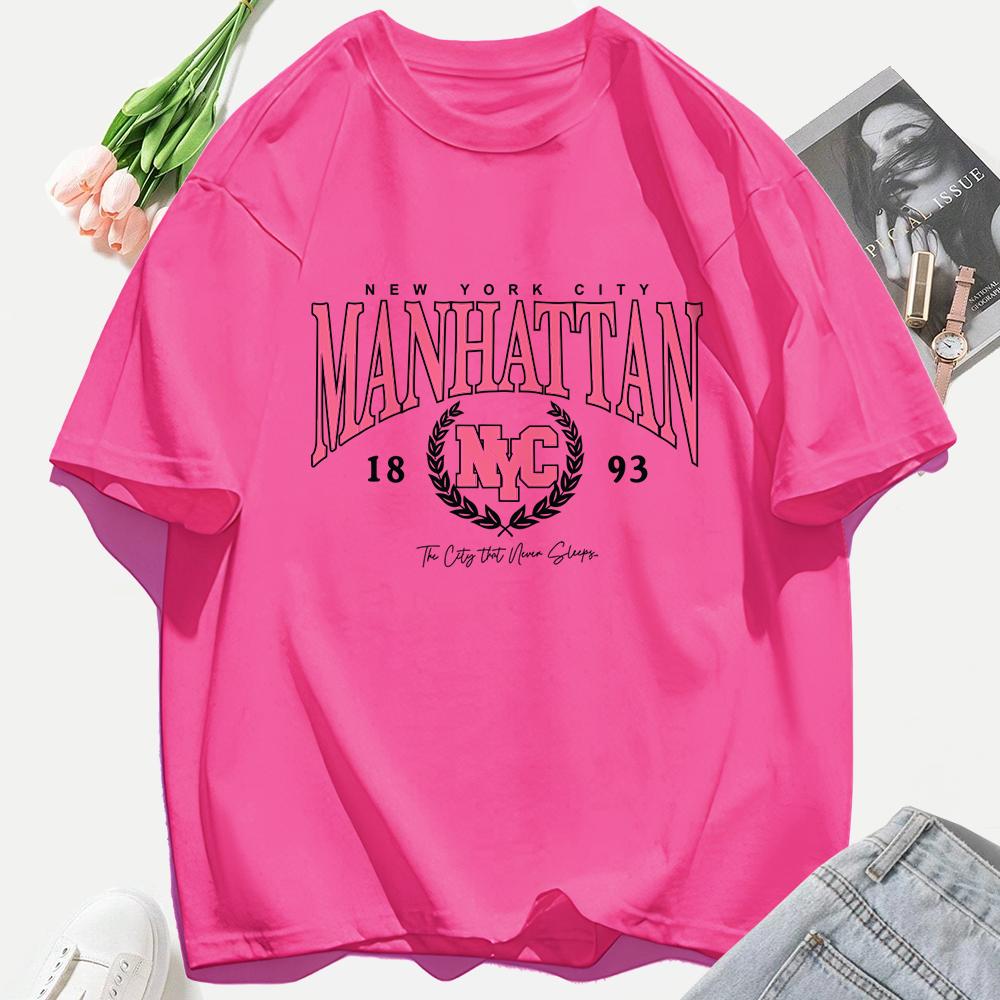 

Лето Манхэттен 1893 Креативный 3D Принт Женские Футболки Унисекс Повседневные Топы Y2K Хлопок Модная Футболка Хип-Хоп Удобная Женская Одежда 6XL