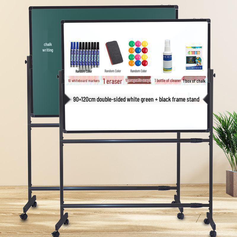 Mobiler zweiseitiger magnetischer Whiteboard-Ständer für Zuhause, Büro oder den Unterricht