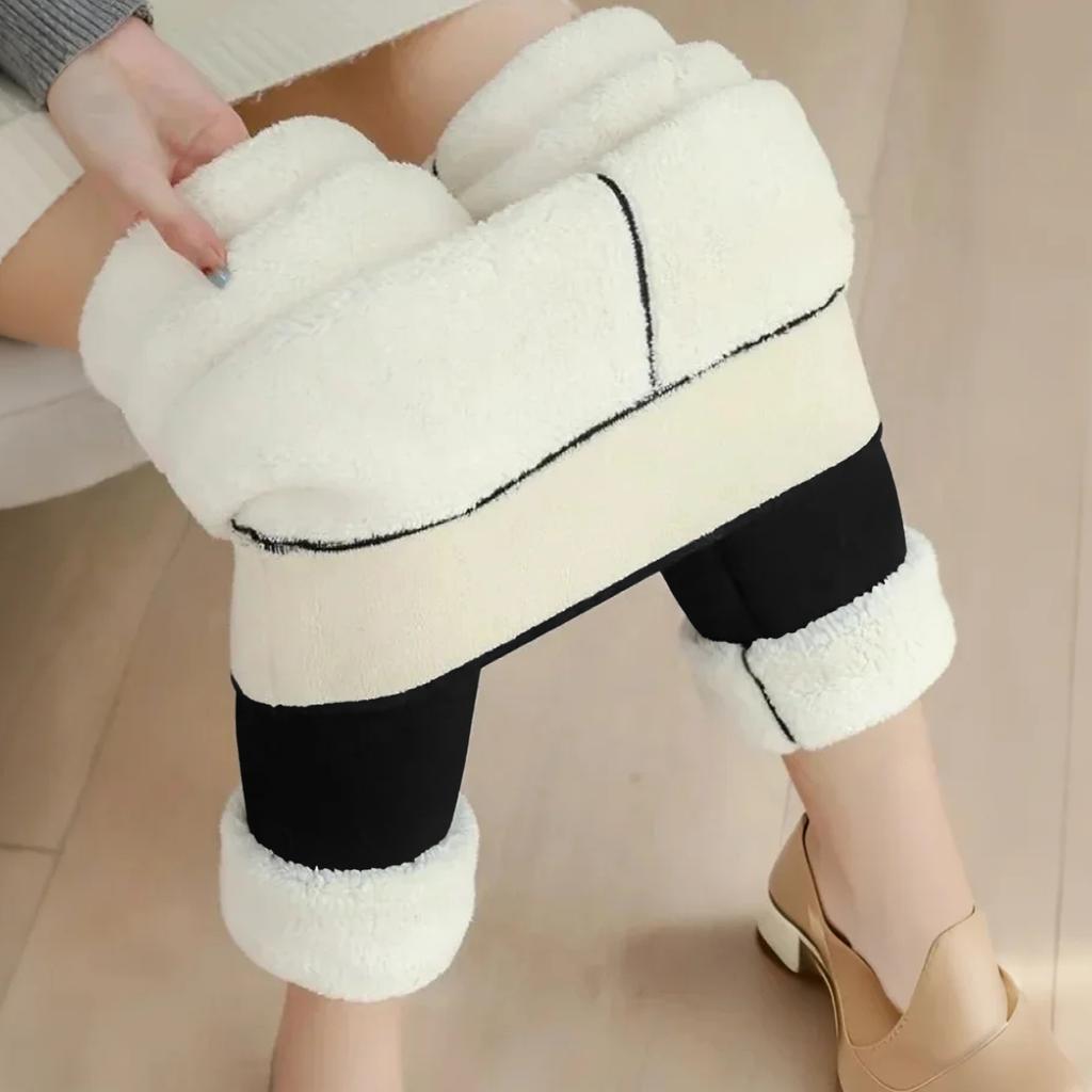 Women's Fleece Lined Thickened Warm Base Leggings