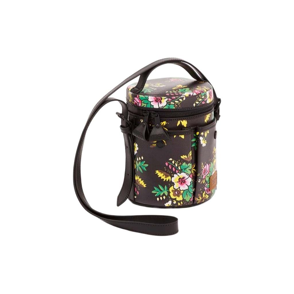 

Kenzo Floral Print Surround Zip Bucket Bag Women Handbags Black FC62SA704B0499 Basic Set (Bag+Dust Bag)