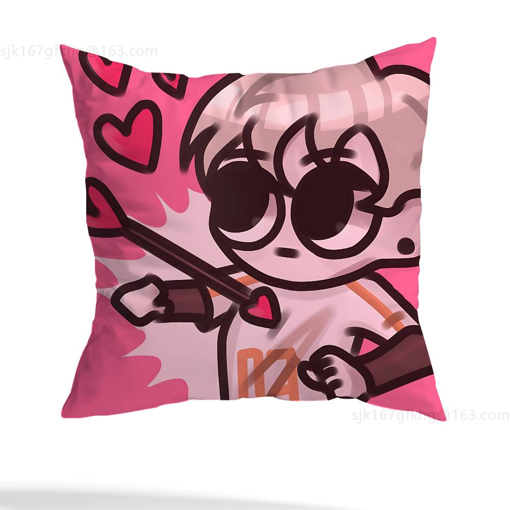 The Foxhole Court Pillow Case Square Double-Sided Printing Short Plush Sofa Cushion Cover Bedroom Bedside Pillow