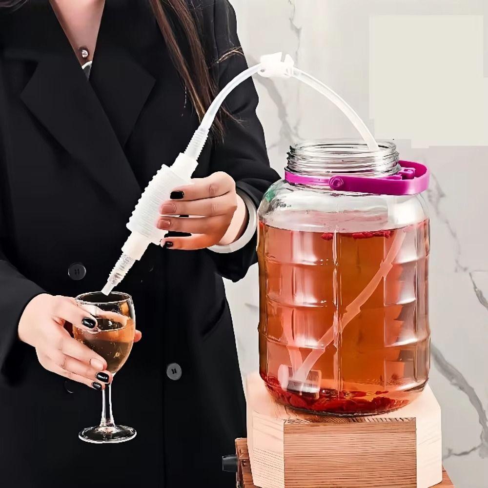 1Pcs Plastic Brewing Siphon Hose 2M Alcohol Distiller Filter Tube Wine Extractor  Kitchen Supply