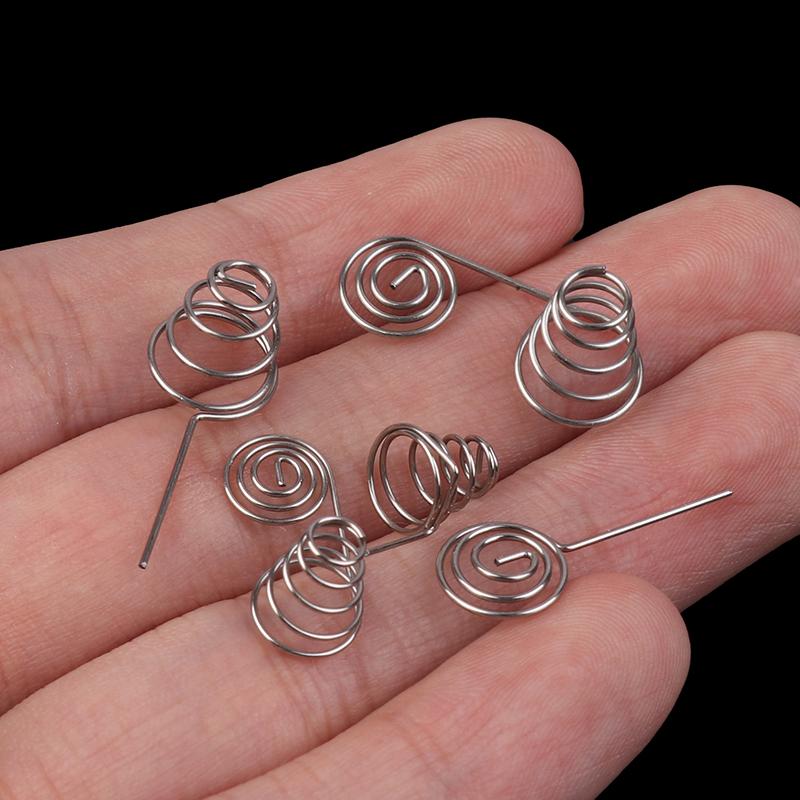 5Pcs Aaa Battery Nickel Wire Spring Aa Battery Negative And Positive Coils Spring Contact Plate Diy Accessories