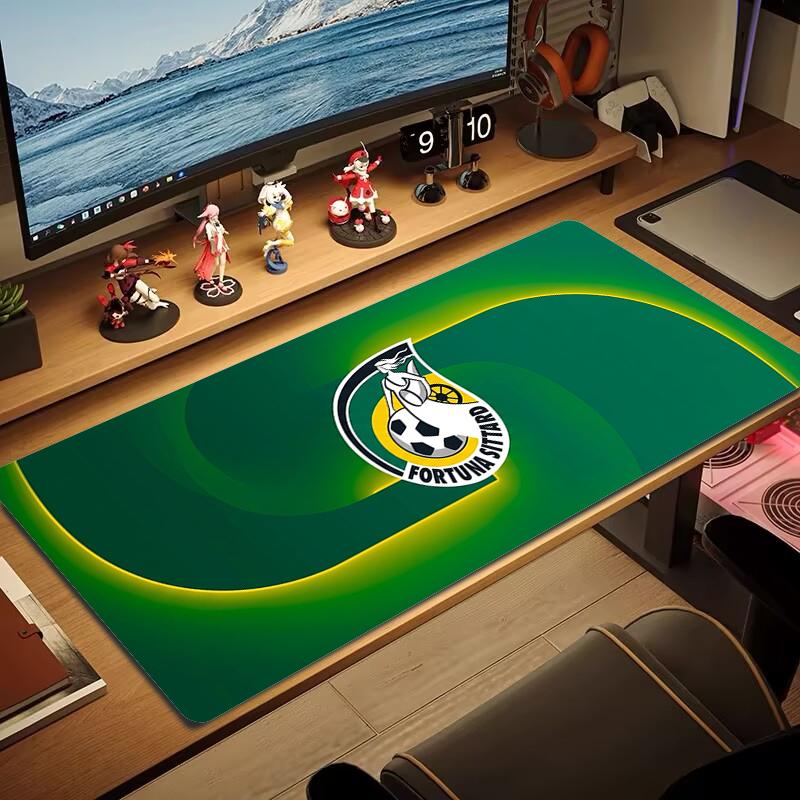 Fortuna Sittard Mouse Pad Large Gaming Table Cushion Nonslip Laptop Tablet Big Mousepad Xxl Mat Mini Pc Playmat With Lock Edge