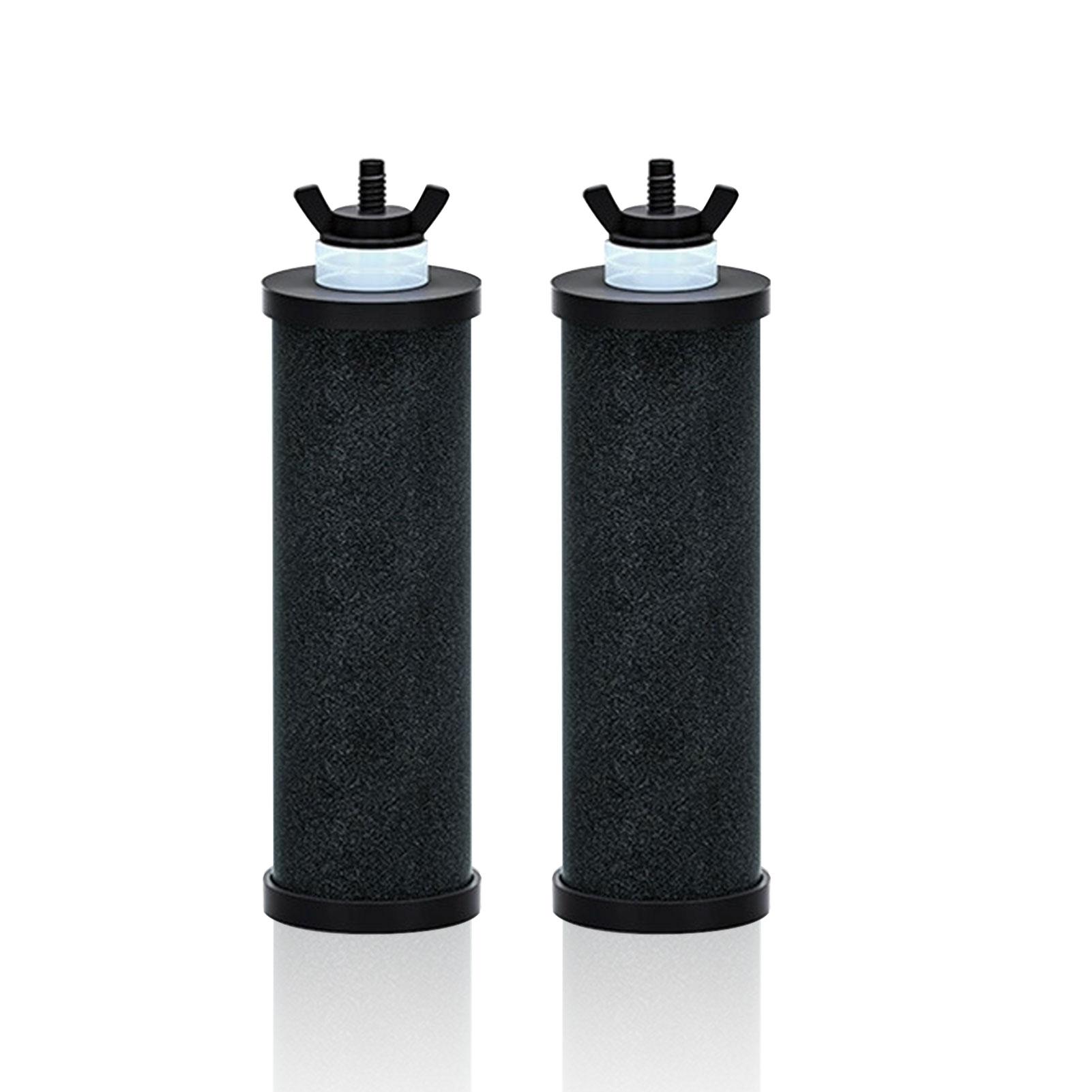

Pack of 2 water filters, premium water filter Black cartridges replacement for system and Waterdrops King Tanking series, certified Black Pur