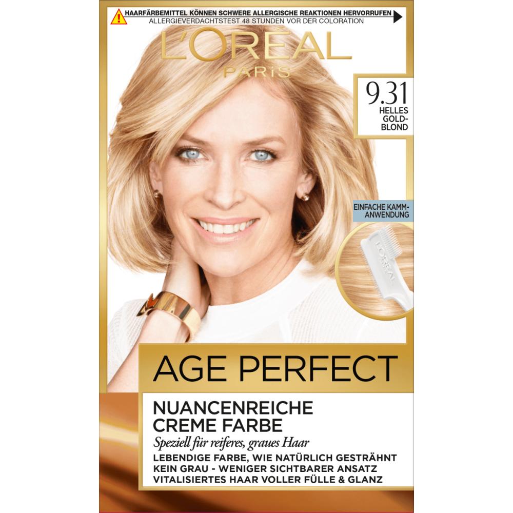 L'Oreal Hair Color Age Perfect Golden Blonde 9.31