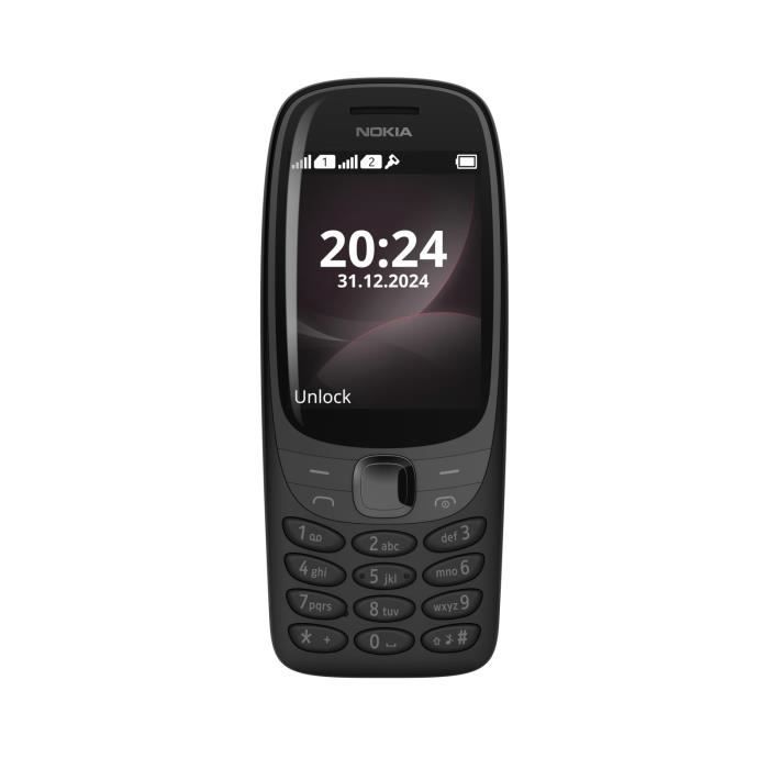Nokia 6310 2024 Mobilní telefon Černý Displej 2,8 palce Fotoaparát 0,3 MP