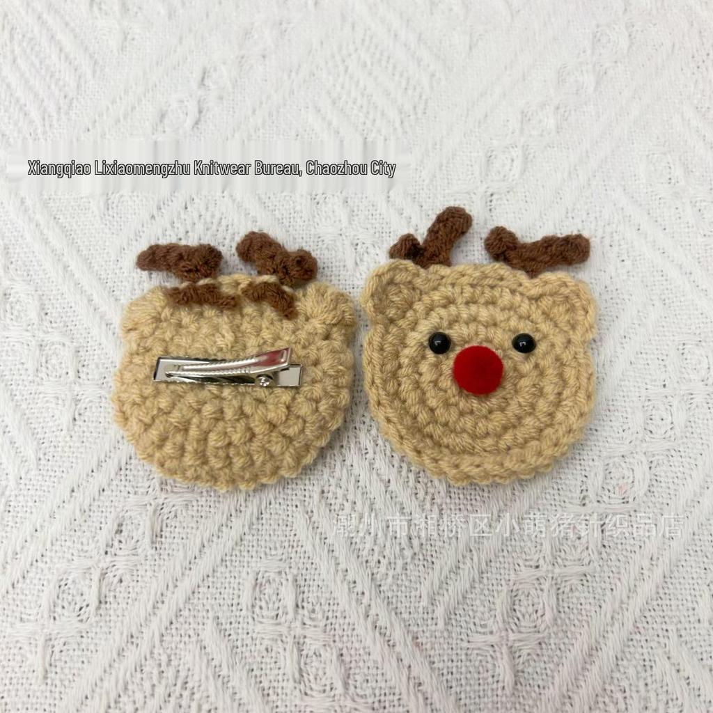 Handcrafted Santa Claus Crochet Keychain & Christmas Tree Decoration