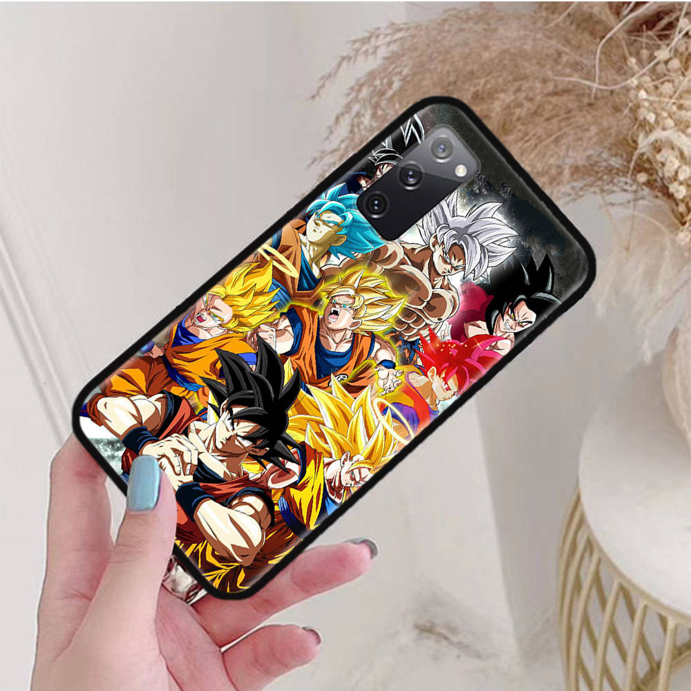 Black Case for Xiaomi Poco X6 X4 M5 M6 F5 F6 C65 C55 C50 C51 C40 Pro Redmi 14C A3X 13C 12C 11T 10A 9C Note 7 6 8A Plus W-84 Dragon Z Ball