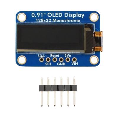 Monochrome Screen 0.91Inch 128X32 I2C Communication Embeddedly System Component