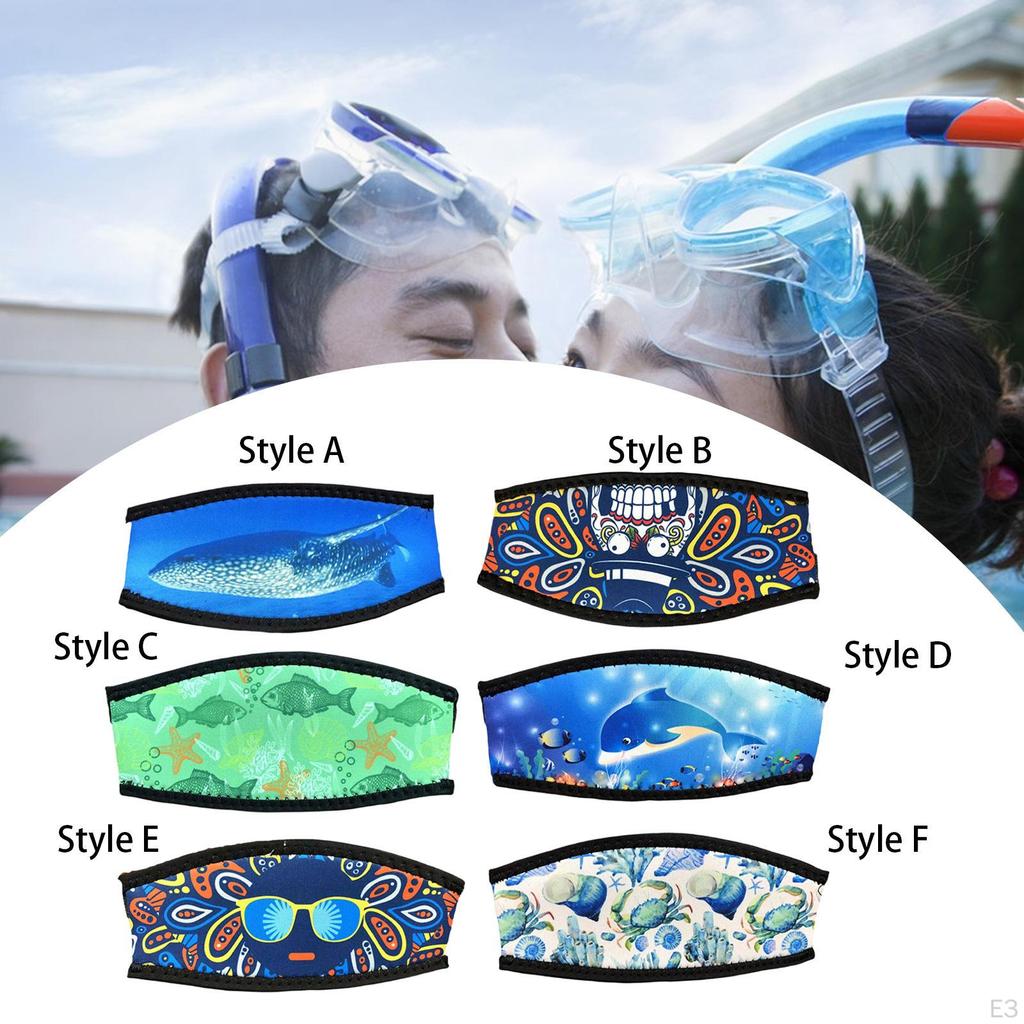 Diving Mask Strap Cover In Neoprene, Suitable for Men And Women, Scuba Equipment Snorkeling