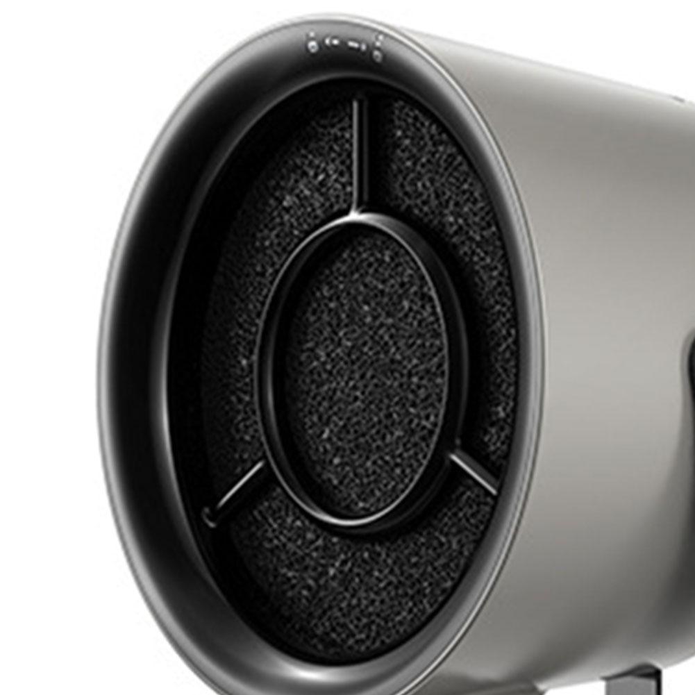 Desktop Range Hood Portable Exhaust Fan Large Suction for Camping (Dark Grey) #F