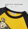 2023 Boys' Long-Sleeve Cartoon Print Knitted Cotton T-Shirt Sweater