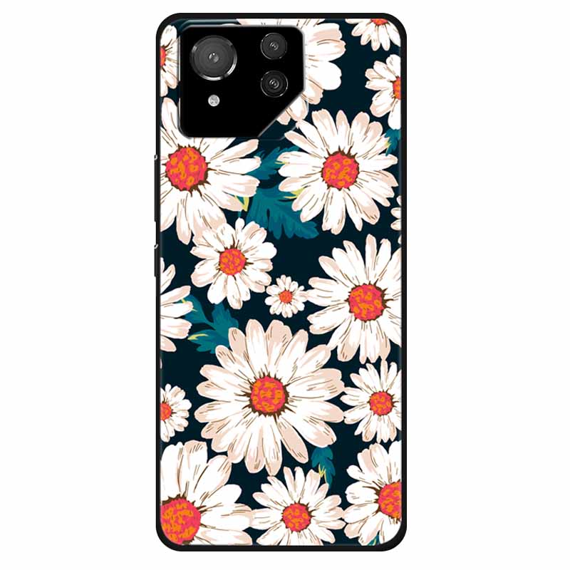 For Asus ROG Phone 8 Case Lovely Soft Silicone Lion Fundas For ASUS Rog Phone 8 Pro Cover Marble Cat Phone8 8pro Protector Bag