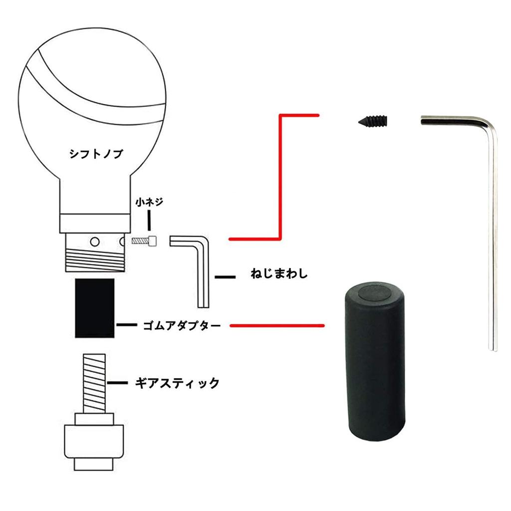 Lunsom Shift Aluminum Shift Metal Shift Applicable to Automatic Purple Button-Type Knob, Lever, Knob, Cars,