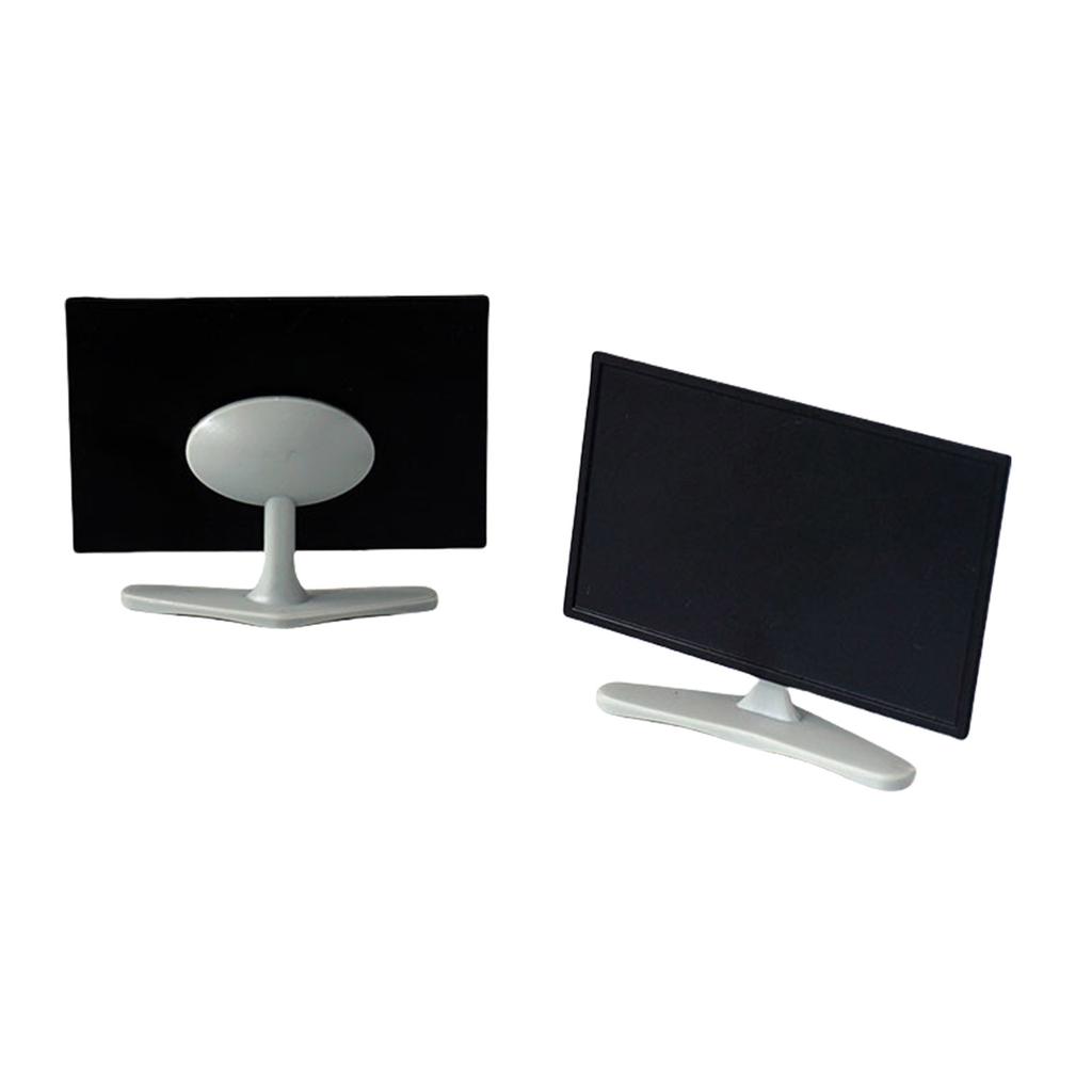 Puppenhaus Miniatur Möbelset 1/6 1/12 Maßstab TV-Schrank und Stehlampe Modellmöbel für realistische Dekoration