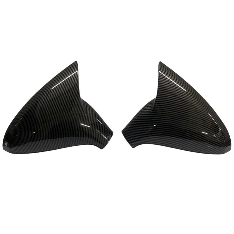 Kryt zrcátka Fit pro Peugeot 207 308 2006-2012 Vnější kryt bočního zrcátka dveří Kryt zrcátka Nálepka Trim Uhlíkové vlákno