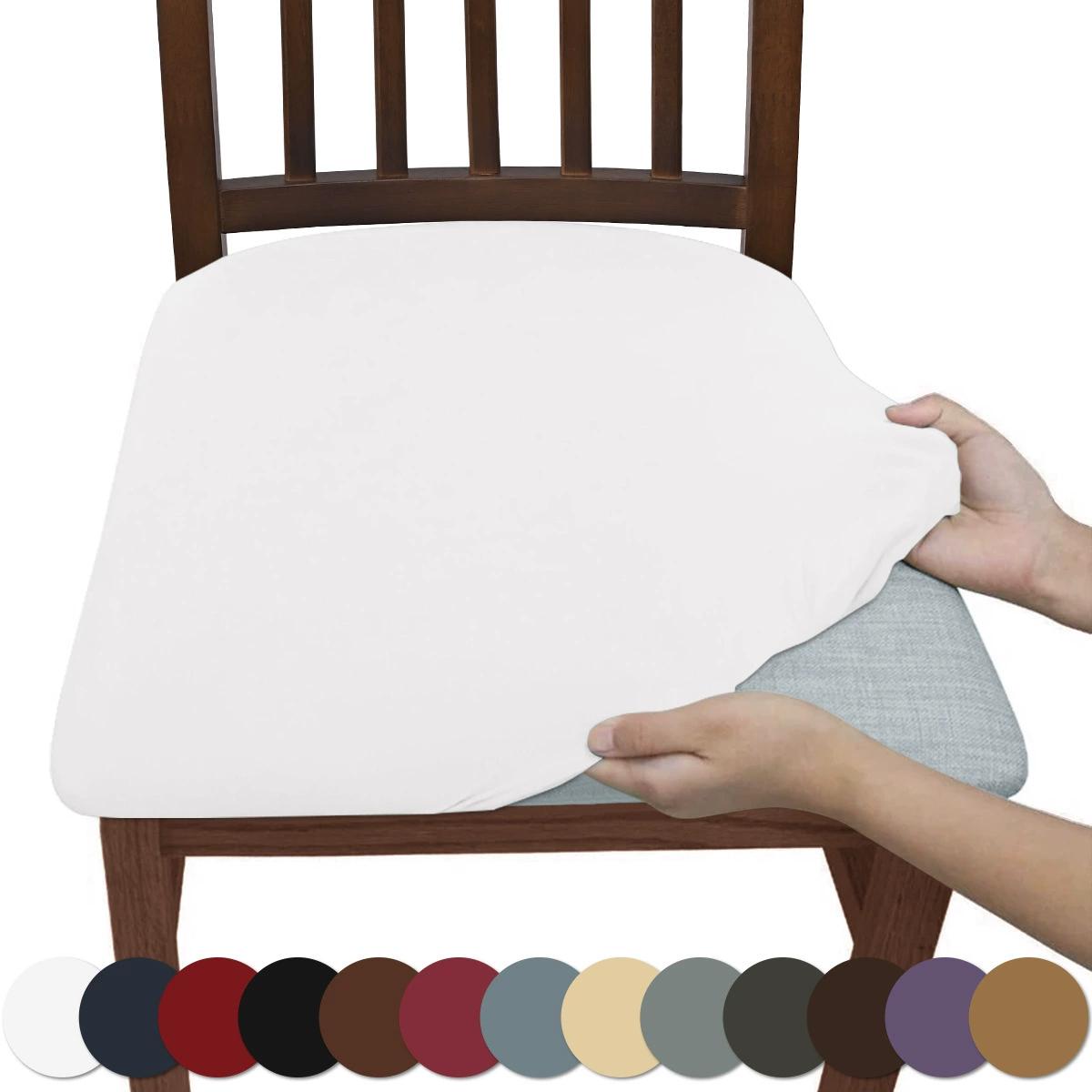 

1pcs Chair Cover for Dining Room Stretch Jacquard Dining Chair Cover Slipcover Elastic Spandex Kitchen Chair Cover