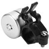 120db Bicycle Bell with Double Click Bike Handlebar Bell Alarm Outdoor Safety Bicycle PartsSilver