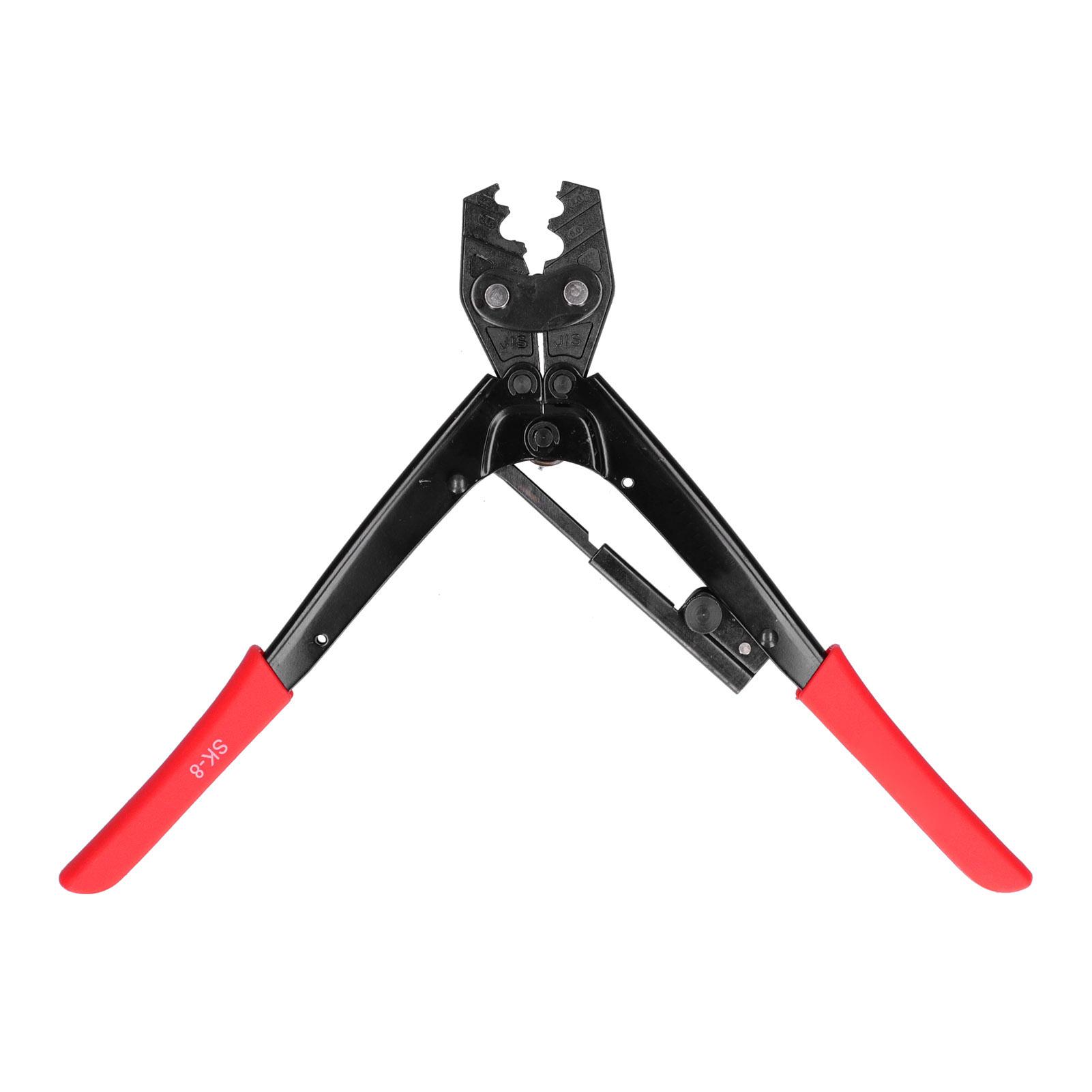 

Клещи для обжима клемм с храповым механизмом, ручные клещи для холодного обжима, обжимной инструмент, промышленное оборудование SK8