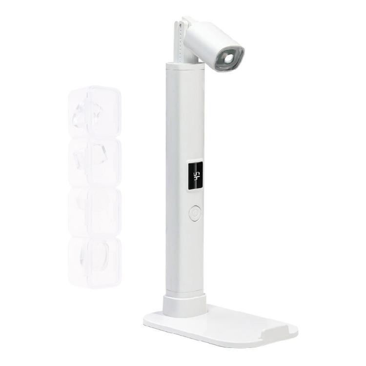 

Nail Lamp with Stand Handheld UV Light with LED Display for Gel Nails Rechargeable Manicure Nail Dryer for Fast Curing 1