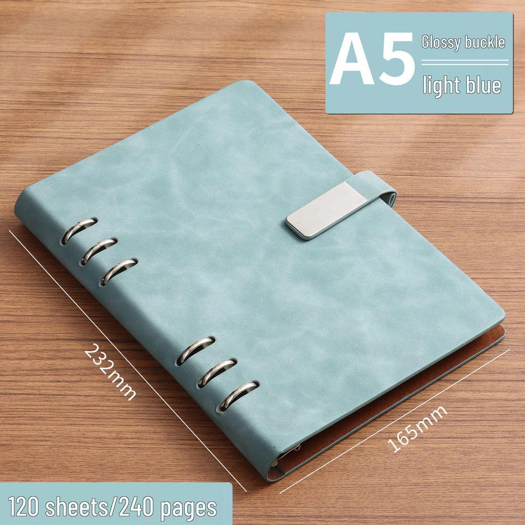 Anpassbares A5/B5 Loseblatt-Notizbuch mit herausnehmbaren Seiten und Logodruck für den Geschäfts-/Bürogebrauch