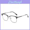 Business Retro Eyeglasses Frame For Men With Blue Light Blocking Lens And Full Rim Design