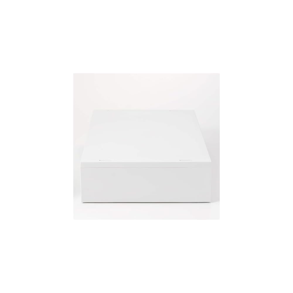 MUJI Recycled Polypropylene Small Item Storage Case, Wide, Small, 2 Drawers, White Gray - Approx.