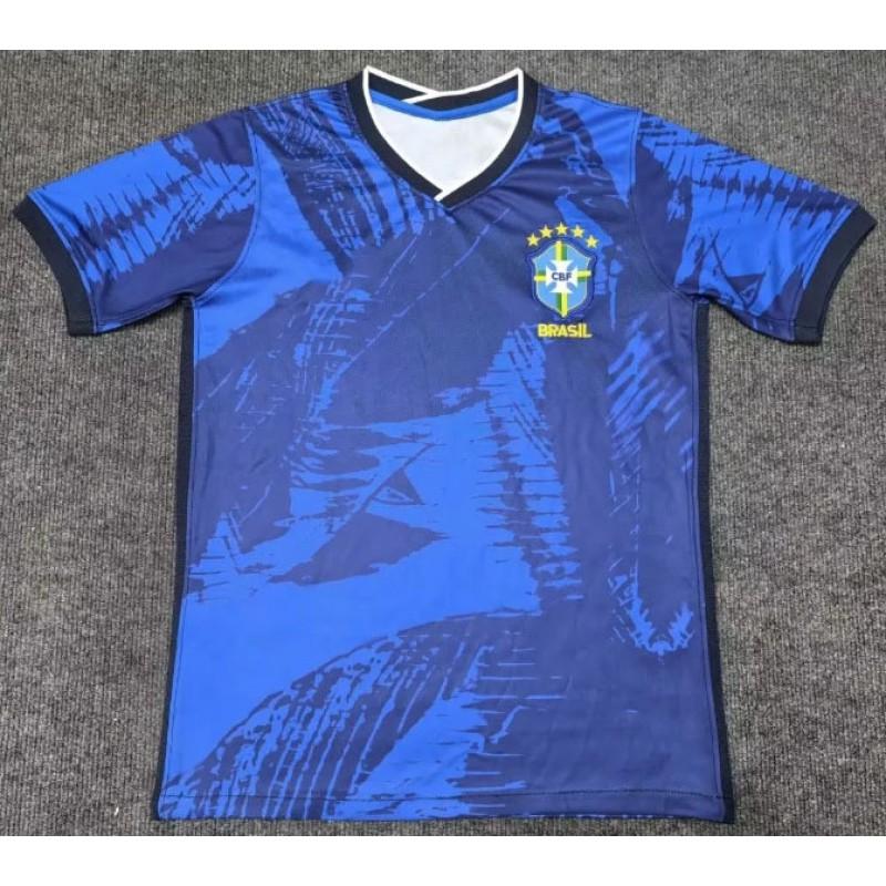 Maglia da Calcio Nazionale Brasiliana Neymar 10 Raphinha Edizione da Tifoso Manica Corta Uomo Donna Abbigliamento Sportivo