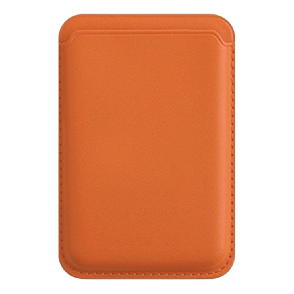 Elegante Tarjetero Antigolpes Magsafe Para 14 13 Y 15 Pro En Rojo Cereza
