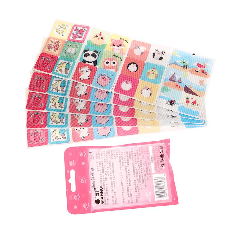 

36/120 шт. Насыщенные узоры 1-3 года Для всех возрастов Дорожные противомоскитные наклейки Уличная мультяшная паста от комаров 120PCS