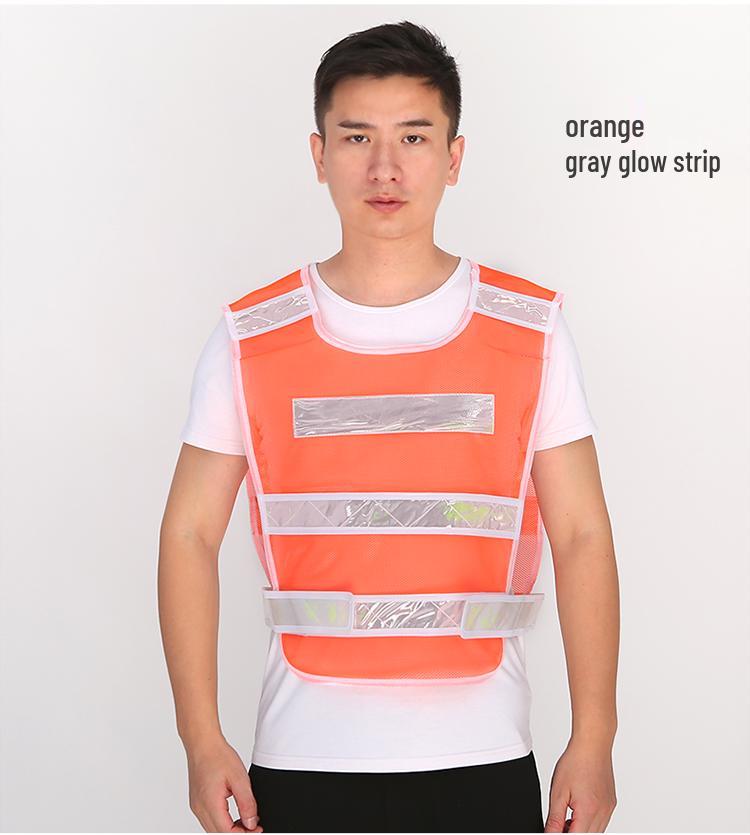 Reflective Safety Vest for Construction and Night Riding