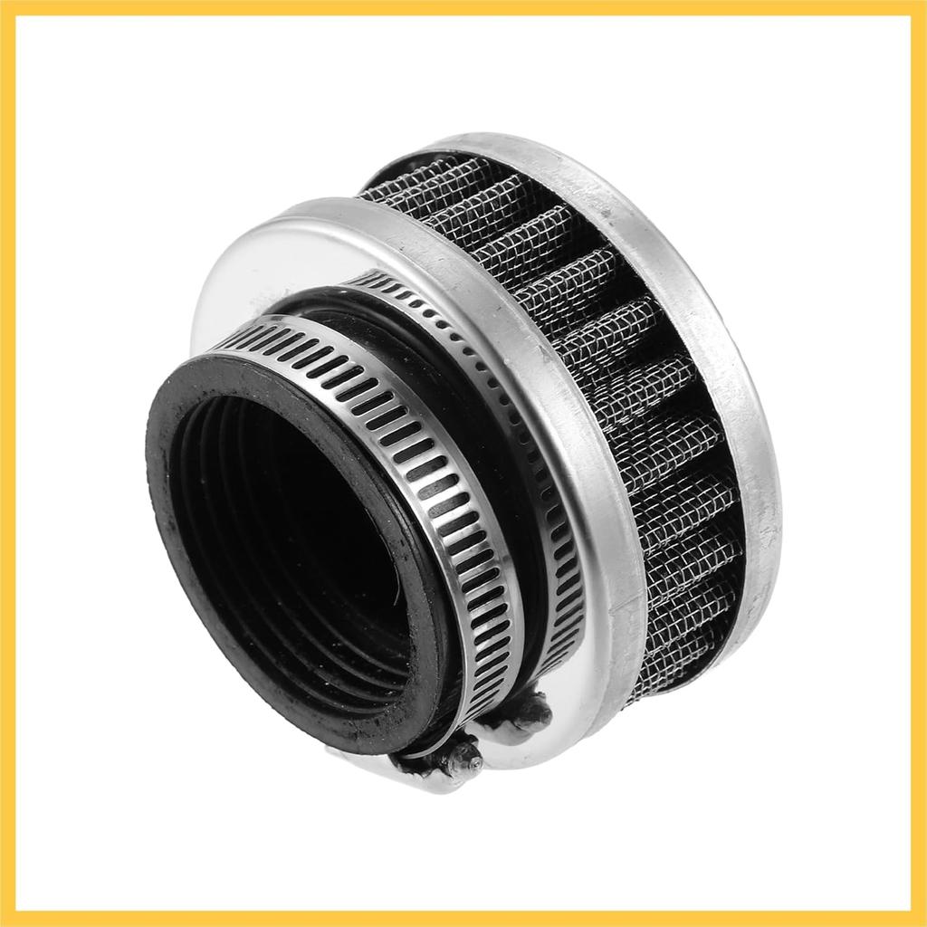 Universal 40-42mm Air Filter Cleaner Round Tapered Replacement for Motorcycle Silver Tone Auto Replacement Parts