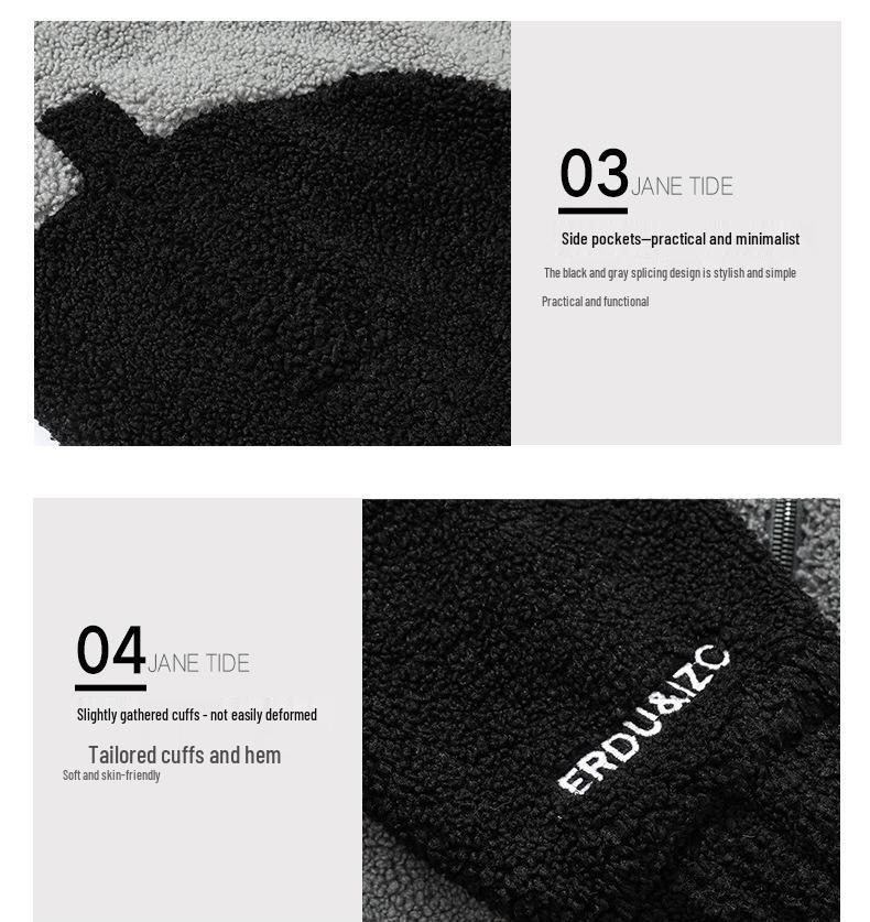 Men’s Oversized Lambswool Cotton Winter Jacket