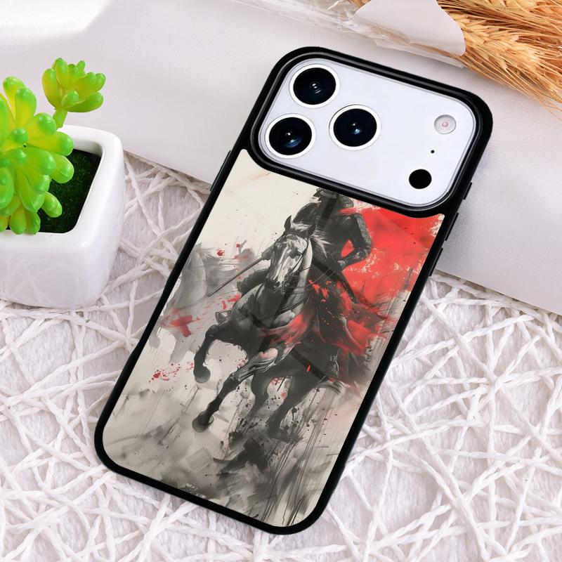 Samurai Japan Art Shockproof Phone Case for iPhone 17 Air 16e 15 11 12 14 13 Pro Max Cover Coque