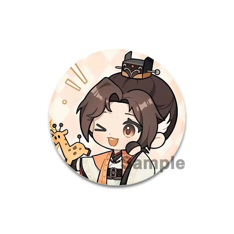 32/44/58mm Handmade Tinplate Plastic Badge Ashes of The Kingdom Brooches for Collar Clothes Backpack Jewelry Fans Gifts Card Games