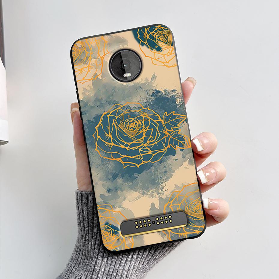 For Motorola Moto Z4 Z3 Play Case Cute Cartoon Soft Silicone TPU Cover Phone Case For Moto Z3 Z4 Play MotoZ4 Z4Play Z3Play Funda