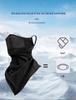 Ice Silk Sun Protection Face Mask with Extended Ear Loops for Summer Outdoor Activities