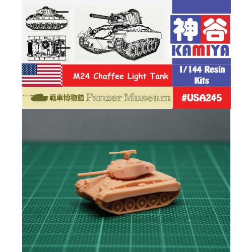 1/144 WWII USA M24 Chaffee Light Tank Resin Kit