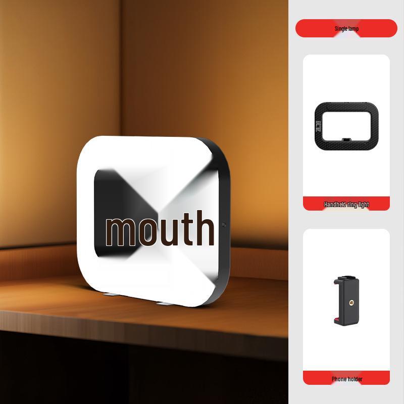 Lumină portabilă reîncărcabilă pentru selfie și video de exterior cu luminozitate ridicată