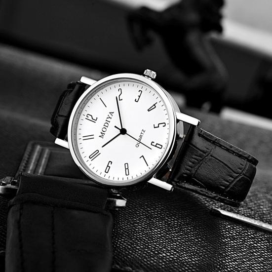 Men Watches Chronograph Casual Analog Quartz Watch Quartz Movement Watch Belt Strap Wristwatch Gift for Boyfriend Father